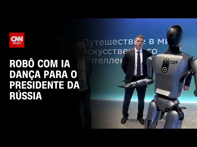 Vídeo mostra robô com inteligência artificial dançando para Putin | CNN BRASIL