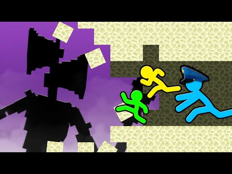 Stickman VS Minecraft: SirenHead Prison Escape - AVM Shorts Animation
