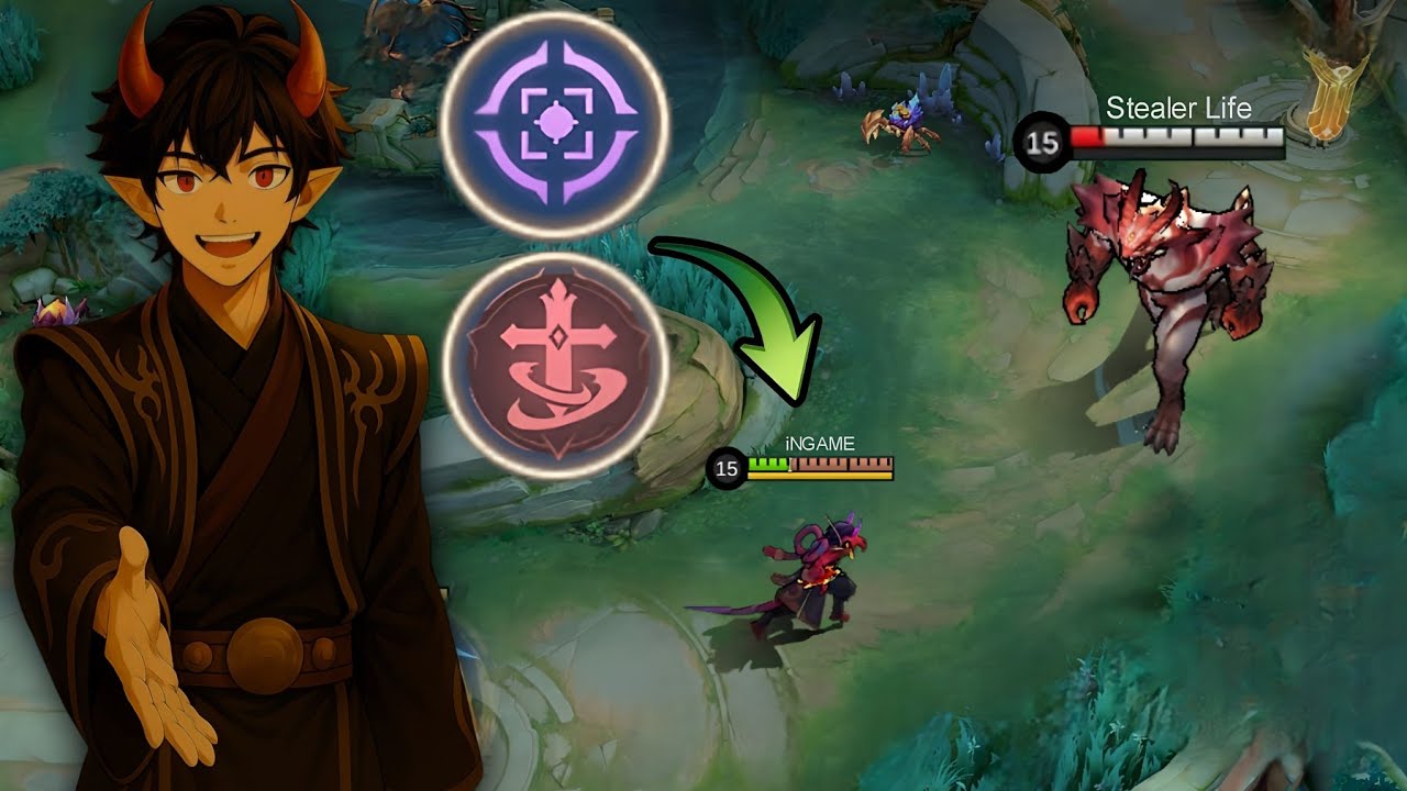 DYRROTH NEW META ITEM AND EMBLEM TO BEAT HIGH LIFESTEAL EXP ENEMY - MLBB