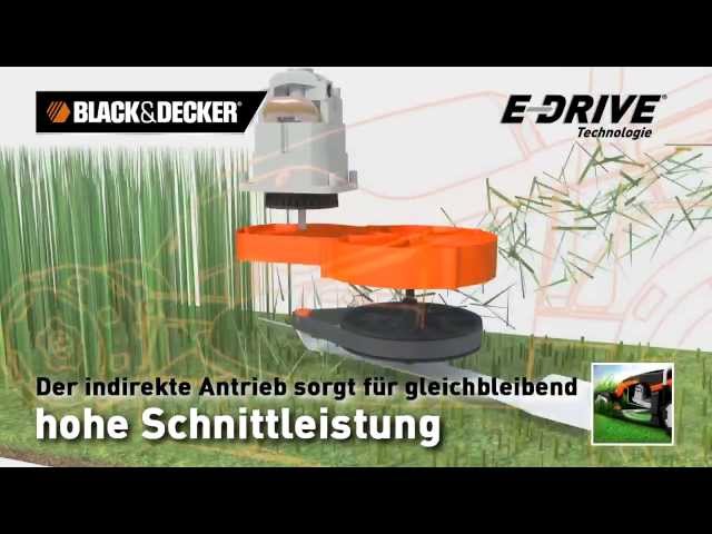 Video teaser for BLACK+DECKER™ Elektrorasenmäher EMAX