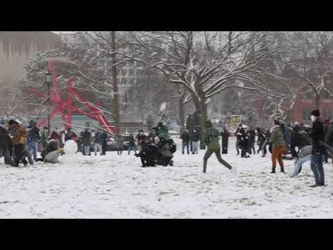 Snowball Fight on the National Mall on Sunday, January 30, 2021 in Washington, DC