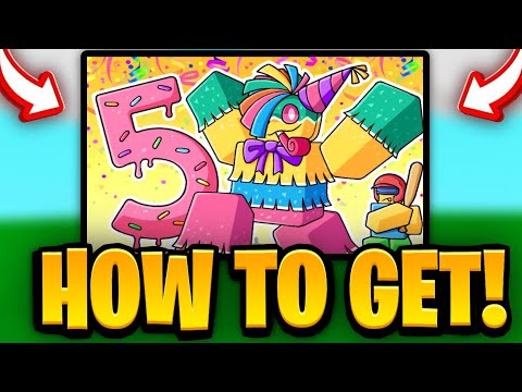 How To Get PINATA GLOVE & BADGE + SHOWCASE in ROBLOX SLAP BATTLES Piñata UPDATE!