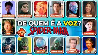 🕸️👨🏻🕷️ HOMEM-ARANHA | 🔊 ADIVINHE PELA VOZ | Descubra o personagem pela voz | #quiz #macaquiz