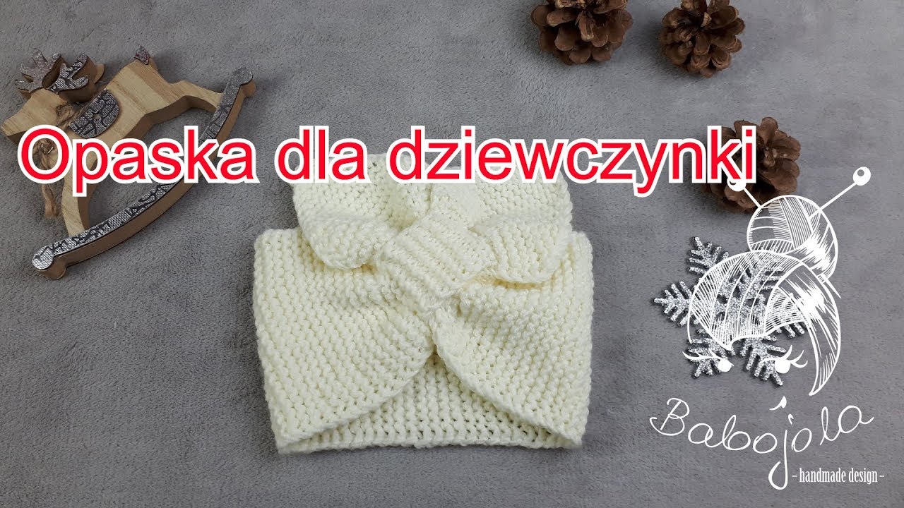 Watch Opaska dla dziewczynki. Na drutach.. How to knit a headband. now Opaska dla dziewczynki. Na drutach.. How to knit a headband.