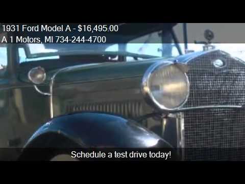 1931 Ford Model A (CC-773448) for sale in Monroe, Michigan