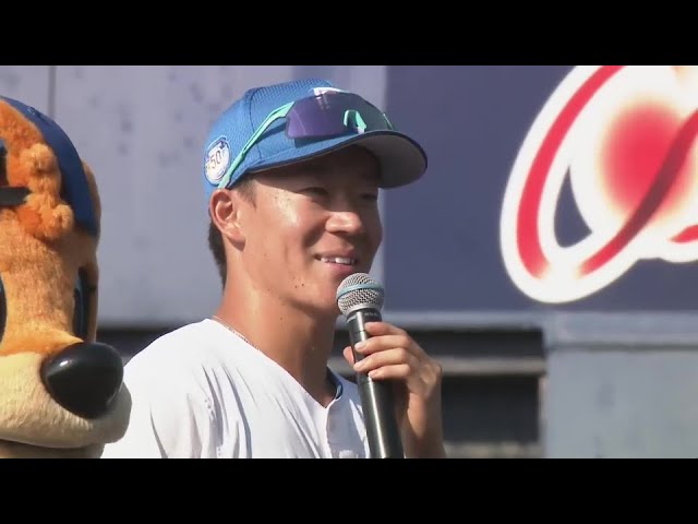 【ファーム】 ファイターズ・矢澤宏太選手 ヒーローインタビュー 8月14日 北海道日本ハムファイターズ 対 オイシックス新潟アルビレックスBC