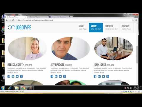 Learn How to Build a Business Theme Using Bootstrap Part 6