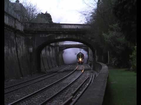 6201 roars through Sydney Gardens. 25th March 2010.