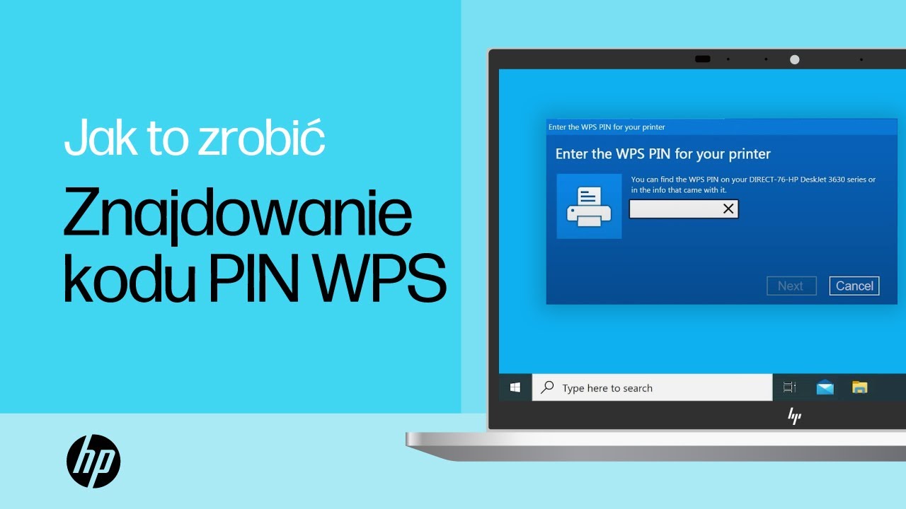 Wyszukiwanie kodu PIN WPS w celu dokończenia konfiguracji drukarki | Drukarki HP | @HPSupport