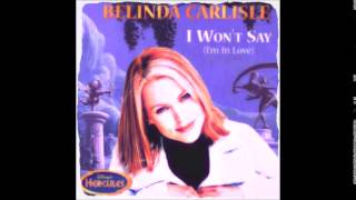 Belinda Carlisle  I WON&#39;T SAY I&#39;M IN LOVE   1997  HERCULES SOUNDTRACK