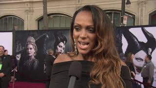 Maleficent Mistress of Evil Los Angeles World Premiere - Itw Judith Shekoni (official video) video