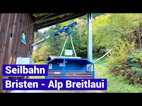 Breitlaui - die kleine, aber feine Seilbahn in Bristen Schweiz