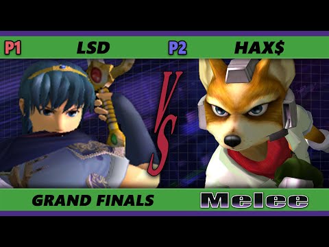 S@X 387 Online GRAND FINALS - LSD (Marth) Vs. Hax$ [L] (Fox) Smash Melee - SSBM