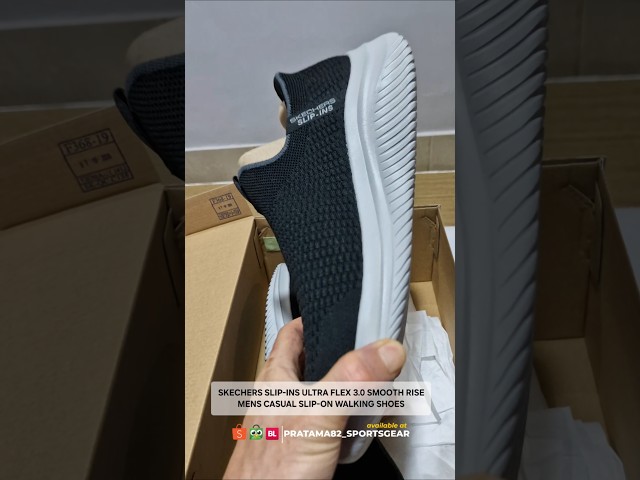 Vídeo relacionado con Skechers Mujer Ultra Flex 3.0 Cozy Streak Slip-In ENTRENADOR, Black Knit/Trim, 37 EU
