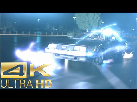 The DeLorean Scene (1/2) [4k UltraHD] - Back To The Future Part 1