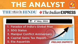 The Analyst 4th May2024 Current Affairs Today | Vajiram and Ravi Daily Newspaper Analysis