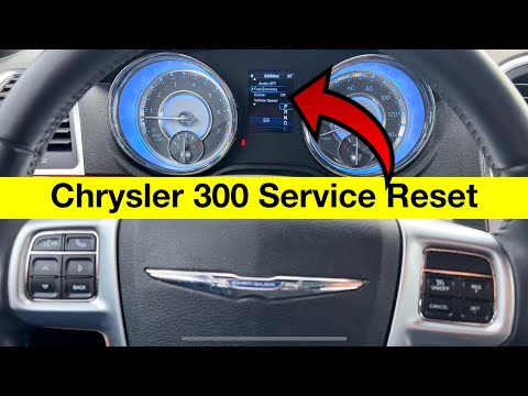 2013 Chrysler 300 Service reset / oil life maintenance