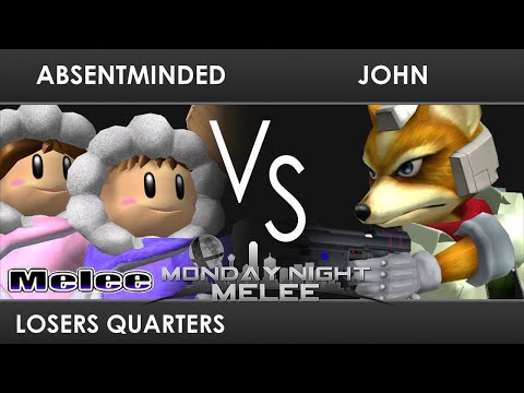 MNM 353 - Losers Quarters - Absentminded (ICs) VS 4MIT | John (Fox) - SSBM Melee