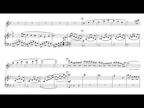 Claude BOLLING Suite for Flute & Piano Part.1 Baroque and Blue / Accompaniment