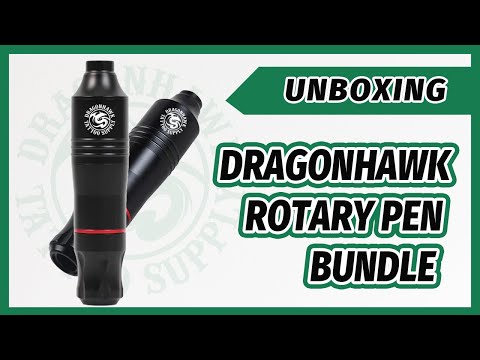 Dragonhawk Rotary Pen Tattoo Machine Starter Bundle