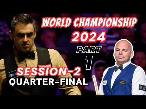 Ronnie O'Sullivan vs Stuart Bingham QF | World Championship Snooker 2024 | Session 2 - Part 1