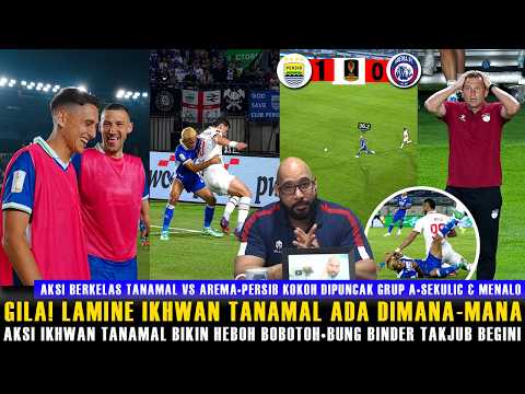 🔵'SAMPAI JATUH BANGUN'🔥AKSI SPRINT IKHWAN TANAMAL BIKIN SYOK IGOR😱BUNG BINDER TAKJUB🔥PERSIB PUNCAK