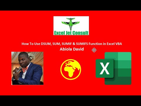 DSUM, SUM, SUMIF, SUMIFS Functions in Excel VBA