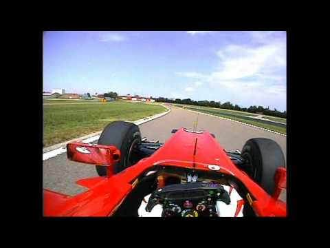 Fernando Alonso drives Fiorano (helmet camera)