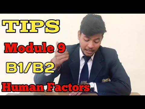 How to clear module 9 (Human Factors) Important topic questions and books