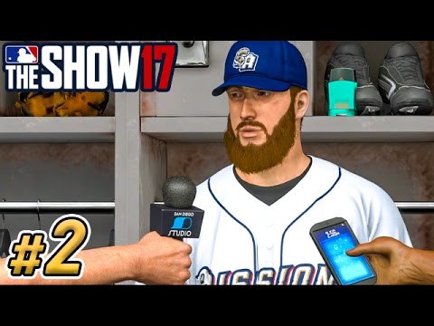 UNBELIEVABLE AA DEBUT! - MLB The Show 17 Road to the Show Ep.2