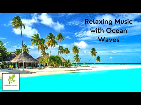 Relaxing Music with Ocean Waves: Beautiful Marimba, Sleep Music, Stress Relief, Wave Sounds