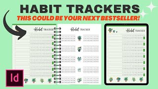 Designing Custom Habit Trackers in Adobe InDesign | Step-by-Step Tutorial for Beginners