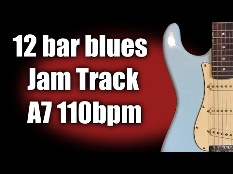 12 Bar Blues Backing Track in A