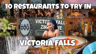You will Regret Not Trying These Restaurants In Victoria Falls