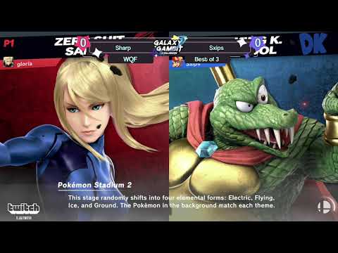 GGxC 13 - Sharp (Zero Suit, Sheik, Ganondorf) vs Sxips (King K. Rool) - Top 64 Winner Quarter Final