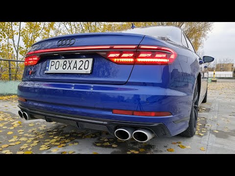 Audi S8 4.0 TFSI V8 571 Exhaust sound, Sound, Acceleration, Start up sound, Revs, Launch Control