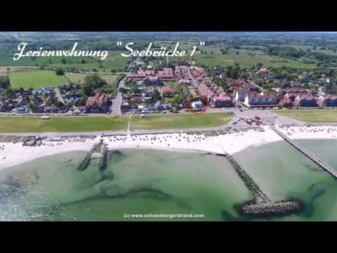 Lage der Ferienwohnung "Seebrücke 1" am Schönberger Strand
