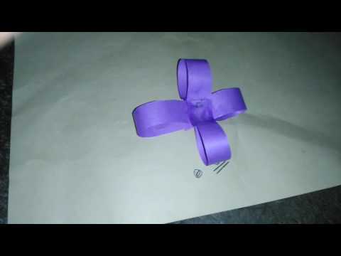 How make a flower of paper