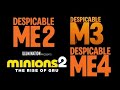 UPDATED Evolution Of DESPICABLE ME MINIONS Movie Trailers 2010 2024