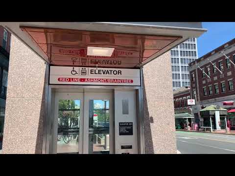 Buckley Hydraulic Elevator @ Central MBTA Station, Cambridge MA