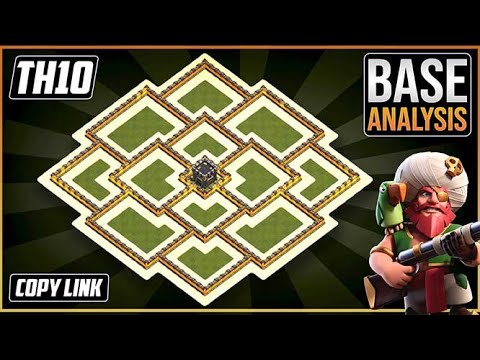 BEST TH10 Base 2021 with REPLAY!! Town Hall 10 (TH10) Farming/Trophy Base Copy link - Clash of Clans