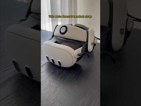 The BOBOVR S3 Pro Meta Quest 3 strap has a built-in fan to keep you cool & a huge 10,000 mAh battery