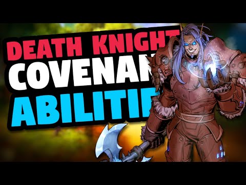 Death Knight Covenant Abilities, Transmog, Mounts | WoW Shadowlands Beta 9.0.2 | World of Warcraft