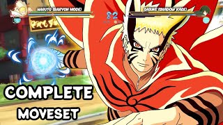 Naruto Baryon Mode Complete Moveset - NARUTO Ninja STORM CONNECTIONS