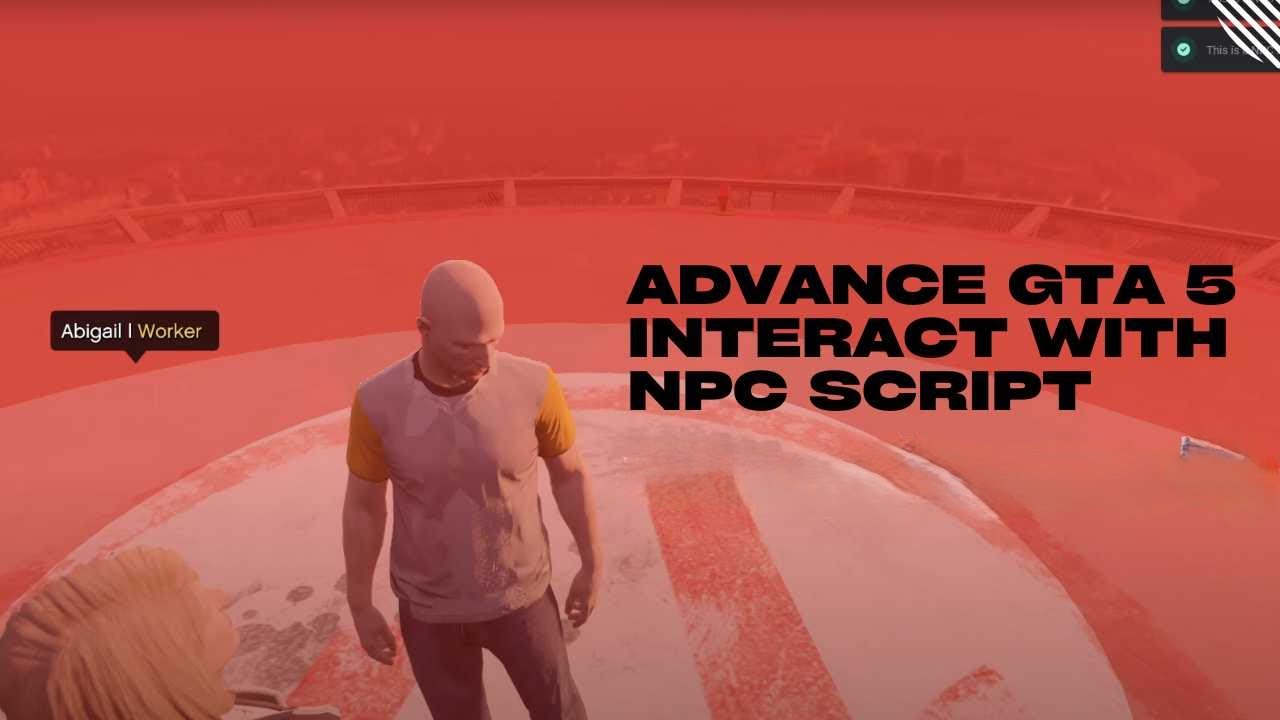 GTA 5 npc interaction for your Roleplay servers