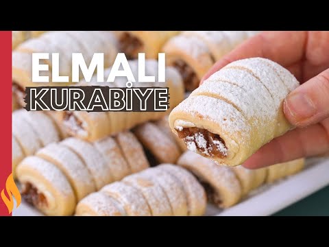 Elmalı Kurabiye Tarifi 🍎 Deneyen Herkes Bayılıyor 💯