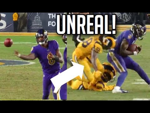 Lamar Jackson "INSANE" Highlights vs Rams (Week 12) 2019