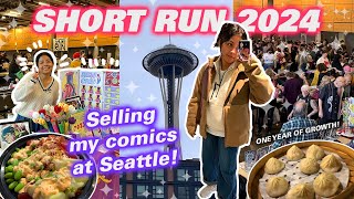 Traveling to Seattle to Sell My Comics 🏙️✨ | Short Run Comix Festival 2024 | Artist Vlog
