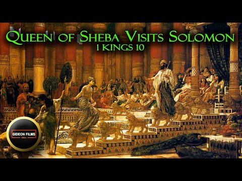 Queen of Sheba Visits Solomon | 1 Kings 10 | King Solomon’s Splendor | Queen Sheba Bible Story