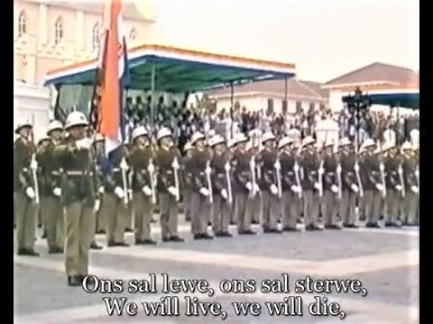 Die Stem (National Anthem) van Suid-Afrika asook opening van Parlement